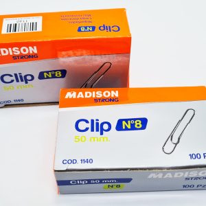 Clips metálico de 50 mm Nº 8 Madison