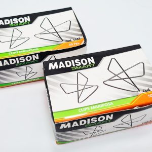 Clips mariposa Nº 2 Madison 3222