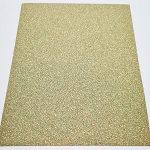 Corcho en lamina 0.9 mm verde 22.5 x 30 cms. (1/32")