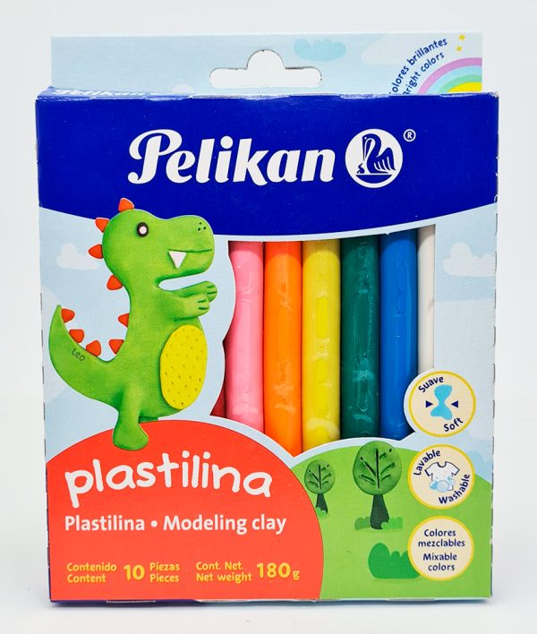 Plastilina 10 colores PELIKAN México