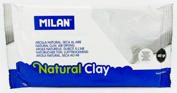 Arcilla Blanca MILAN 24428 400 gramos natural