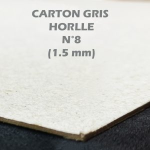Cartón Gris Líder Horlle Nro. 8 (1.5 mm) 80 x 120 cm