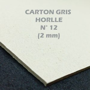 Cartón Gris Líder Horlle Nro. 12 (2.0 mm) 80 x 120 cm