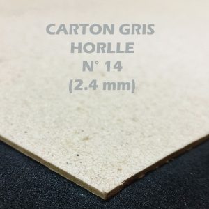 Cartón Gris Líder Horlle Nro. 14 (2.4 mm) 80 x 120 cm.