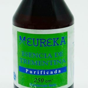 Esencia de trementina Purificada EUREKA de 250 ml.