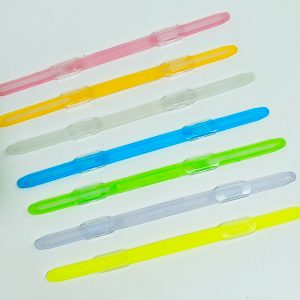 Fastener de plástico TELESSA doble seguro colores pastel
