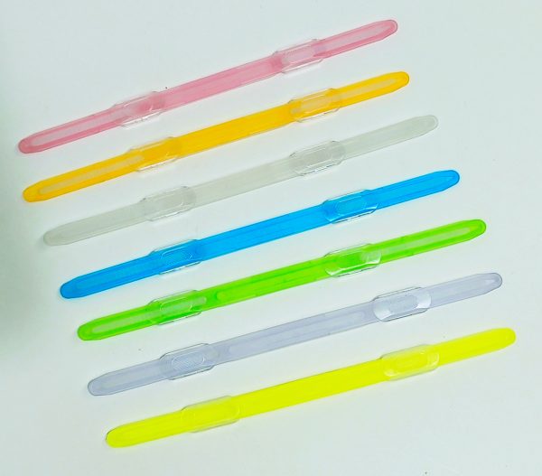 Fastener de plástico TELESSA doble seguro colores pastel