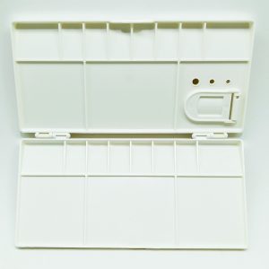 Paleta para acuarela de plastico tipo Maleta Pequeño AR 7-15 para mezclar