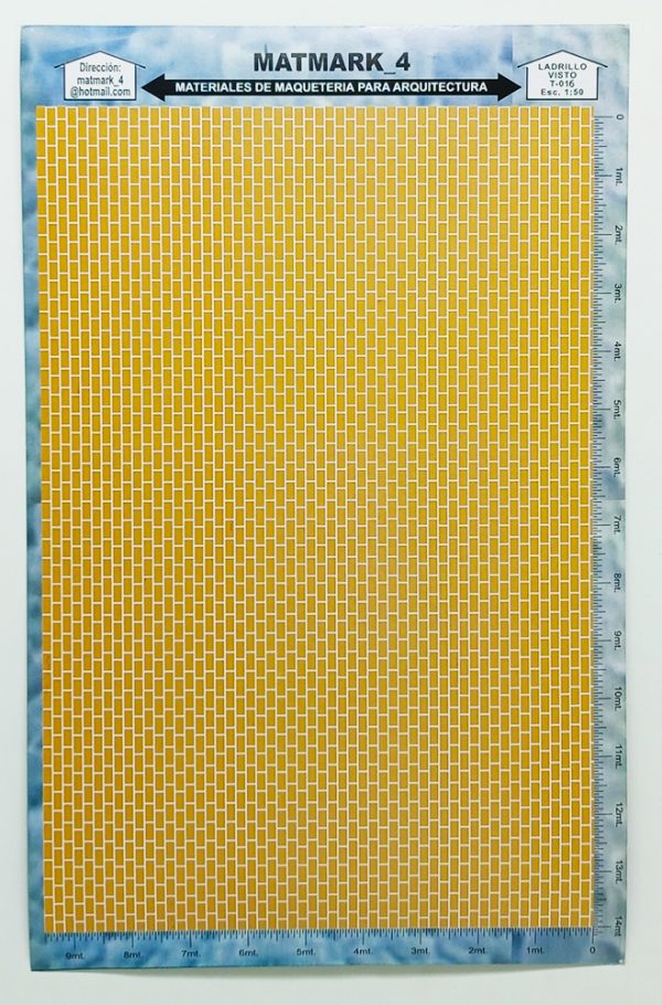 Textura para maqueta Ladrillo Visto T-016