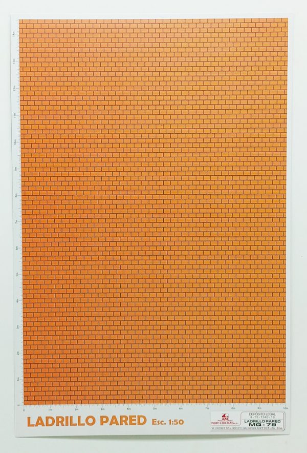 Textura para maqueta Ladrillo Pared MQ-79