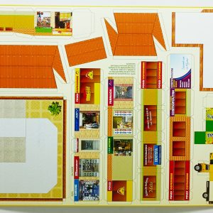 Textura para maqueta Centro de Consumo para armar esc. 1:100 MQ-205