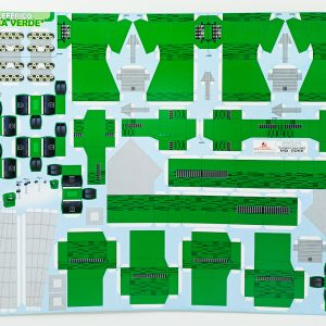 Textura para maqueta Teleférico Línea Verde para armar esc. 1:100 MQ - 206E
