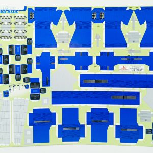 Textura para maqueta Teleférico Línea Azul para armar esc. 1:100 MQ-206F