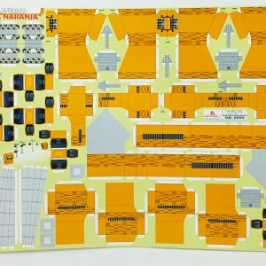 Textura para maqueta Teleférico Línea Naranja para armar esc. 1:100 MQ-206G