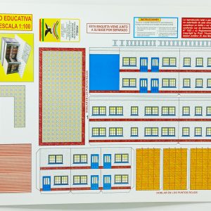 Textura para maqueta Unidad Educativa para armar esc. 1:100 Nº 34