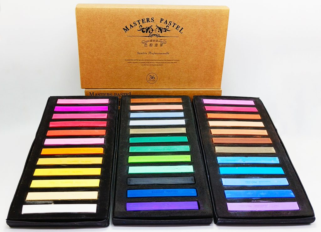 Tiza Pastel Seco 36 col MARIES caja cartón AR 2-3