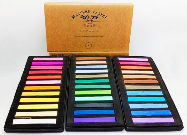 Tiza Pastel Seco 36 col MARIES caja cartón AR 2-3