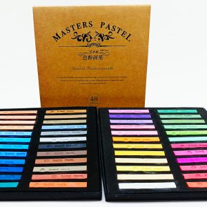Tiza Pastel Seco 48 col MARIES caja cartón AR 2-4