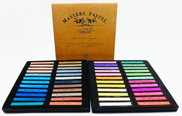Tiza Pastel Seco 48 col MARIES caja cartón AR 2-4
