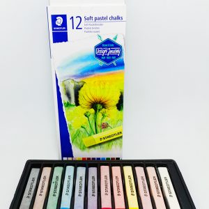 Tiza Pastel Seco 12 col STAEDTLER KARAT 2430 C12 caja cartón