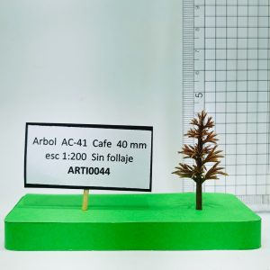 Árbol AC-41 Café 40 mm esc.1:200 Sin follaje