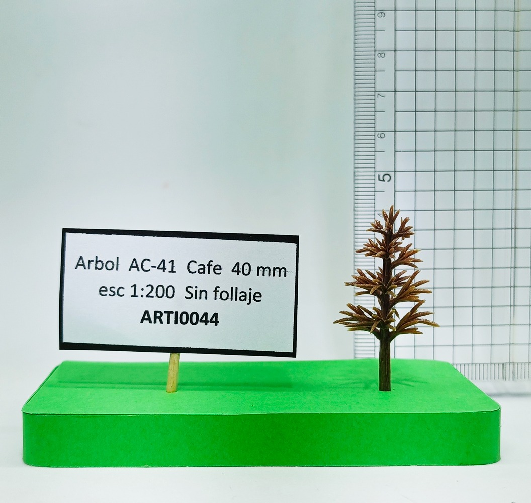 Árbol AC-41 Café 40 mm esc.1:200 Sin follaje