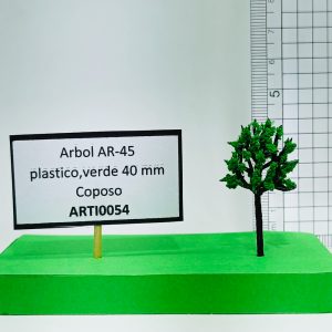 Árbol AR-45 plástico, verde 40 mm Coposo