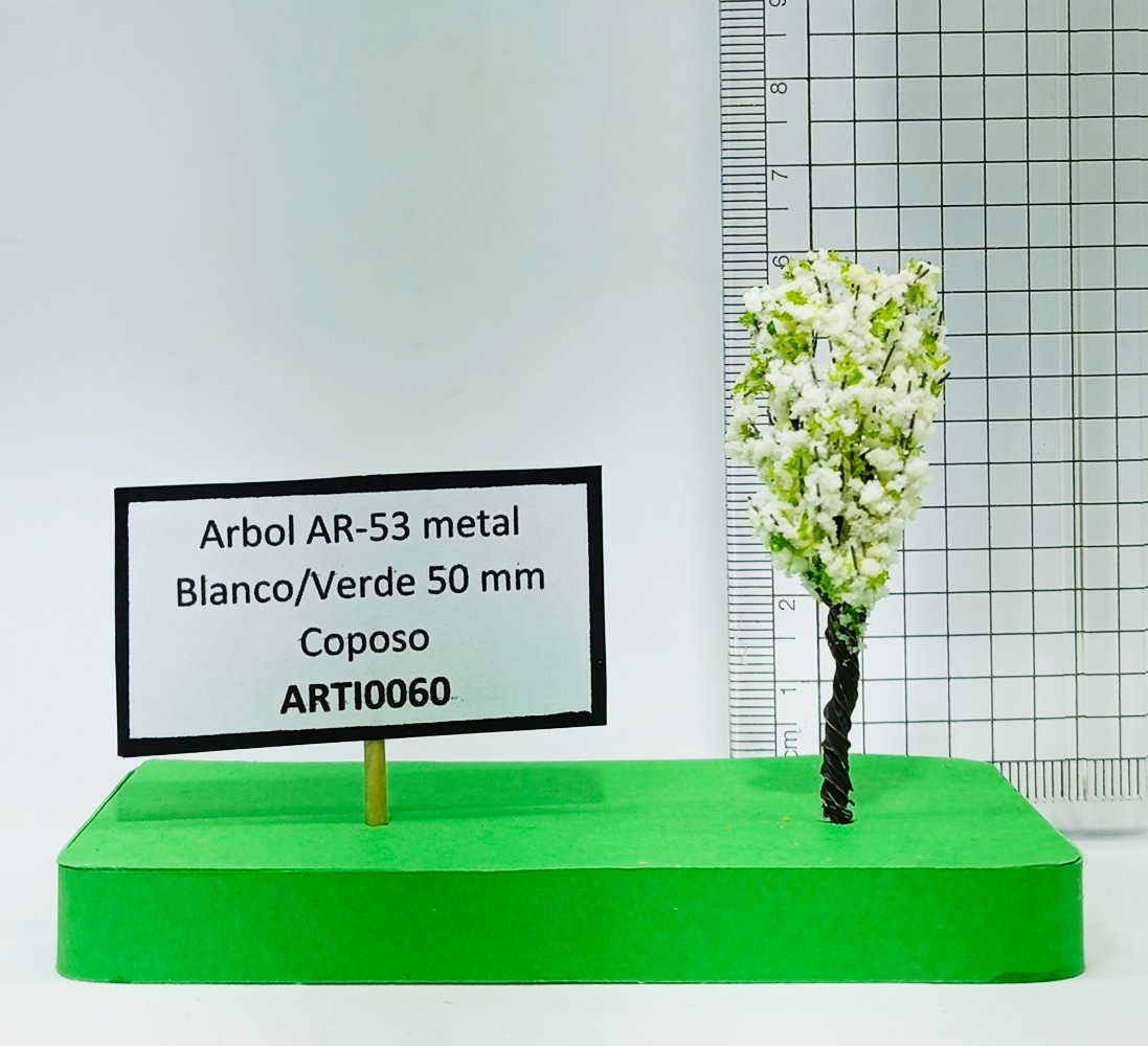 Árbol AR-53 metal, Blanco/Verde 50 mm Coposo