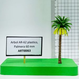 Árbol AR-62 plástico, Palmera 60 mm