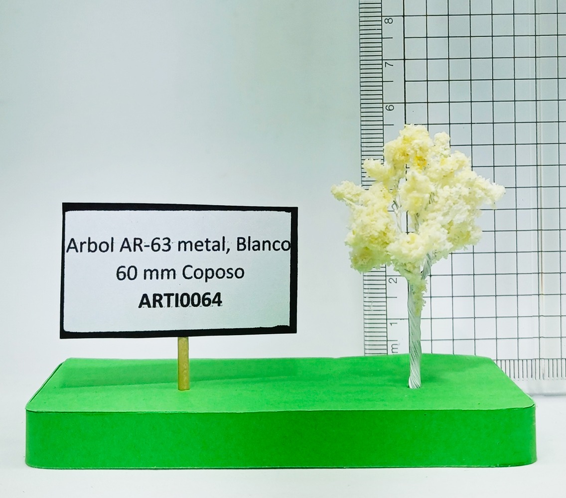 Árbol AR-63 metal, Blanco 60 mm Coposo