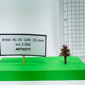 Árbol AC-25 Café 25 mm esc.1:300 sin follaje