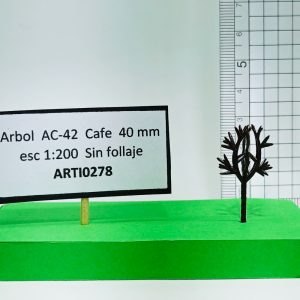 Árbol AC-42 Café 40 mm esc.1:200 Sin follaje
