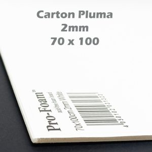 Cartón Pluma Foam 2 mm 70 x 100 cm color blanco