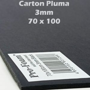 Cartón Pluma Foam 3 mm 70 x 100 cm color negro
