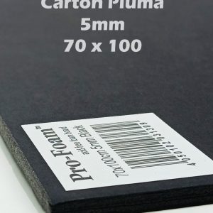 Cartón Pluma Foam 5 mm 70 x 100 cm color negro