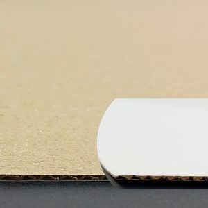 Cartón Corrugado Micro 80 x 120 cm una cara blanca