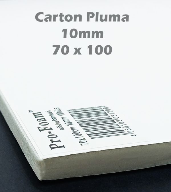 Cartón Pluma Foam 10 mm 70 x 100 cm color blanco