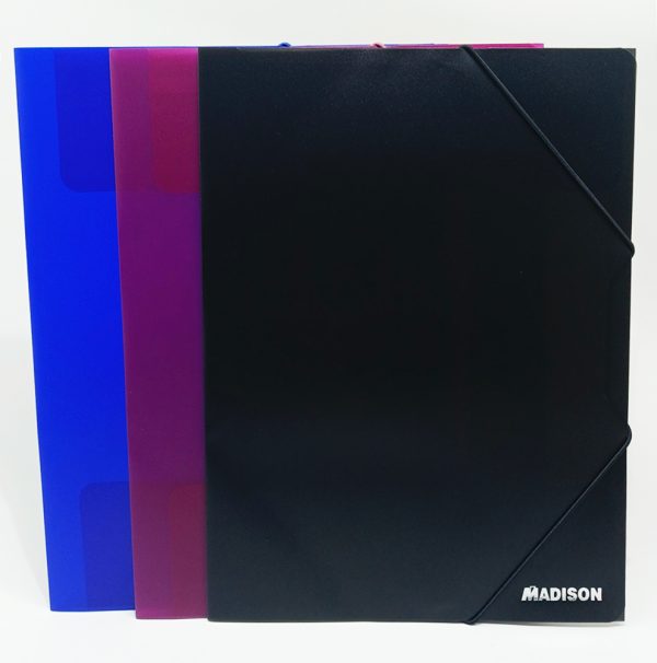Folder con liga de plástico Oficio MADISON