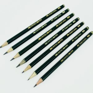 Lápiz de grafito para dibujo Faber Castell 9000 Brasil