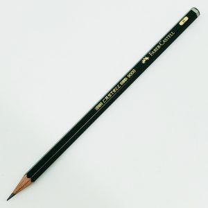 Lápiz de grafito para dibujo "H" Faber Castell 9000 Alemania