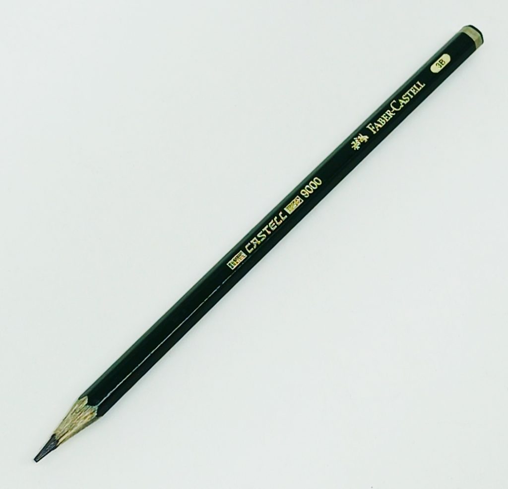 Lápiz de grafito para dibujo "3B" Faber Castell 9000 Brasil
