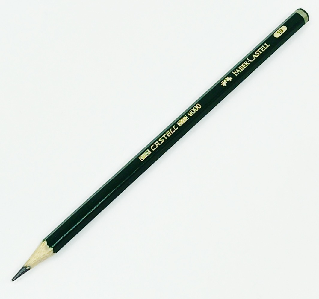 Lápiz de grafito para dibujo "5B" Faber Castell 9000 Brasil