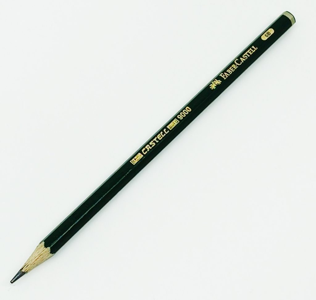 Lápiz de grafito para dibujo "6B" Faber Castell 9000 Brasil