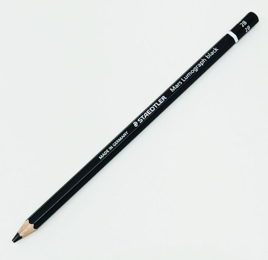 Lápiz de grafito para dibujo "2B" Staedtler Mars Lumograph black