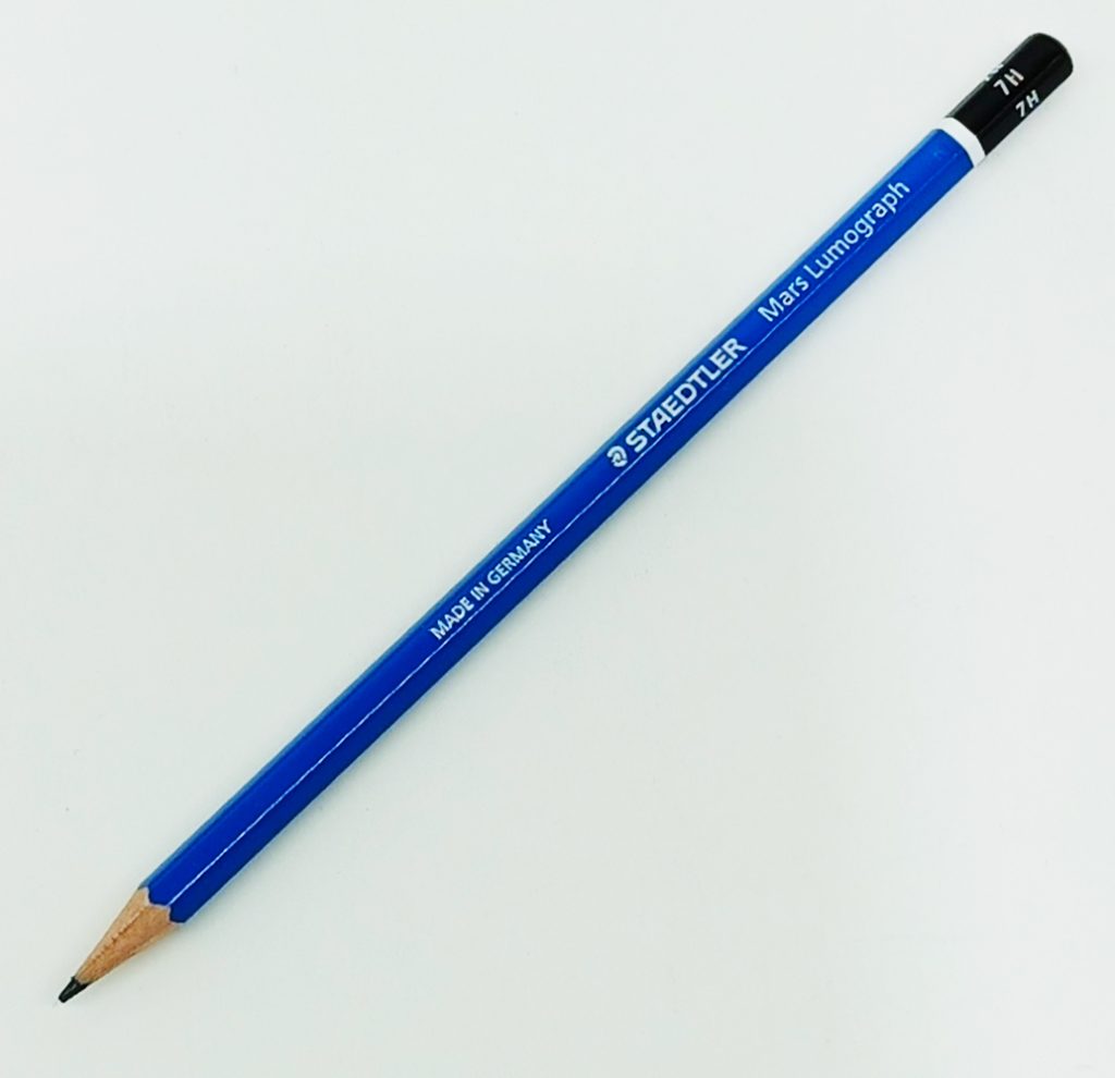Lápiz de grafito para dibujo "7H" Staedtler Mars Lumograph