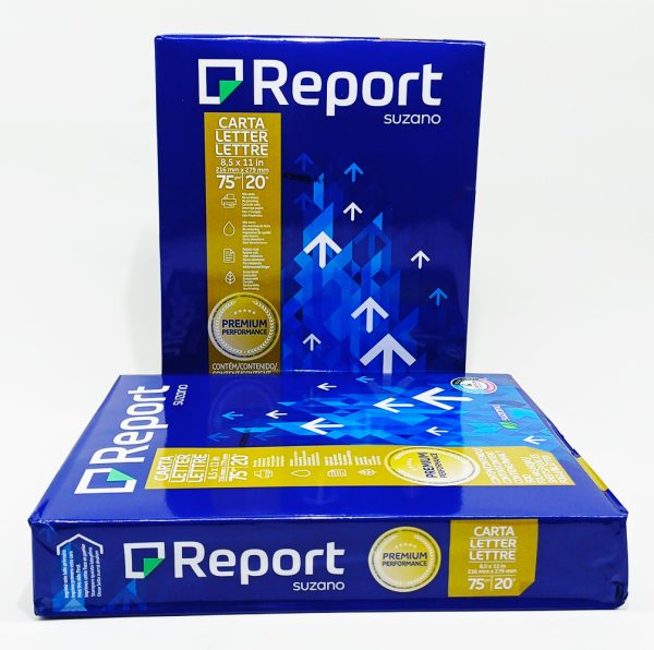Papel bond blanco Carta de 75 gr REPORT - Imagen 2