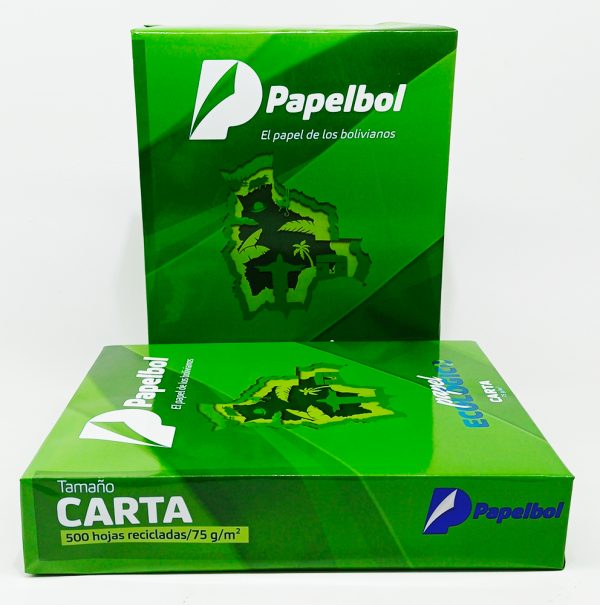 Papel RECICLADO Carta 75 gr PAPELBOL - Imagen 2