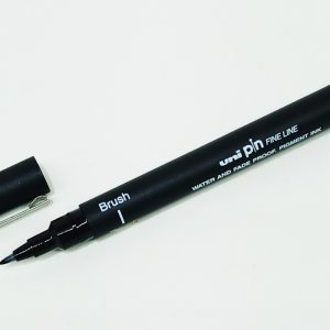 Tiralineas Micron UNI Pigment Punta Pincel Negro