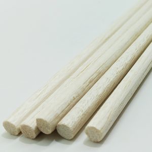 Varilla circular BALSA de 8 mm Diámetro