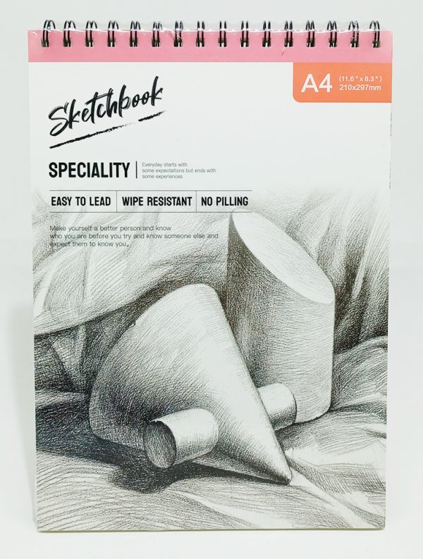 Block de Dibujo Espiral A-4 SKETCH BOOK Speciality 24 hojas 160 gr. para bocetos SA52402